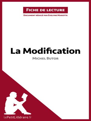 cover image of La Modification de Michel Butor (Fiche de lecture)
